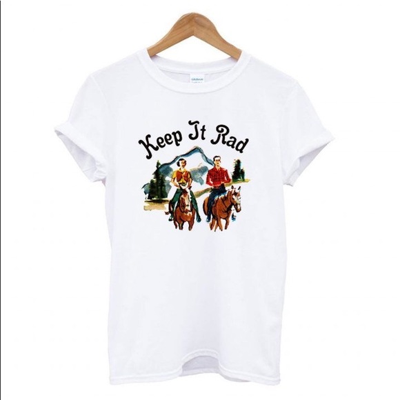 Now available Keep it Rad Western Grahic Tee - Picture 3 of 3